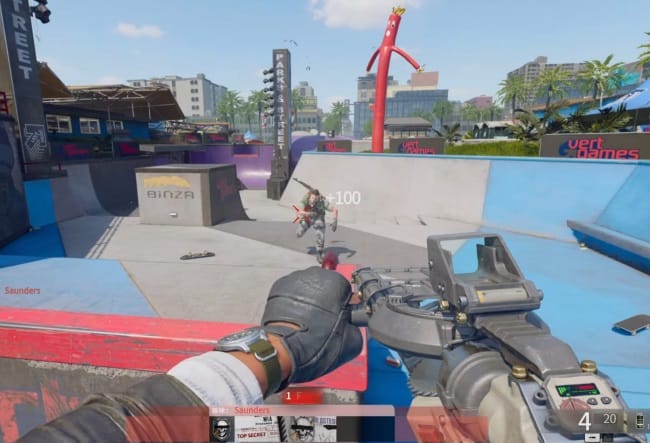 COD BO6のD1.3 Sectorで戦闘